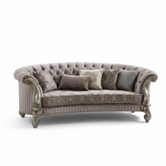 Rund Sofa Wohn Möbel Stoff Sofas Couchen Polster Sitz Runde Landschaft