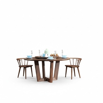 Rund Tisch Ess Zimmer Runde Tische Holz Designer Original Italienische Möbel Neu