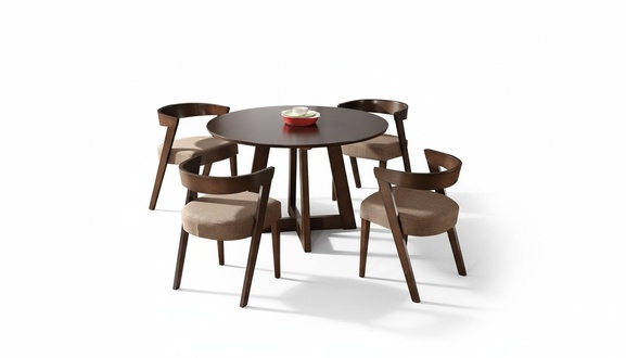 Rund Tisch Ess Zimmer Holz Runde Tische Designer Original Italienische