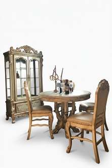 Runder Esszimmer Rund Tisch Holz Tische Runde Klassische Barock Rokoko