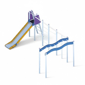 Rutschbahn Spielplatz Spielgelände Klettergerüst Kinderspielplatz Freizeitpark
