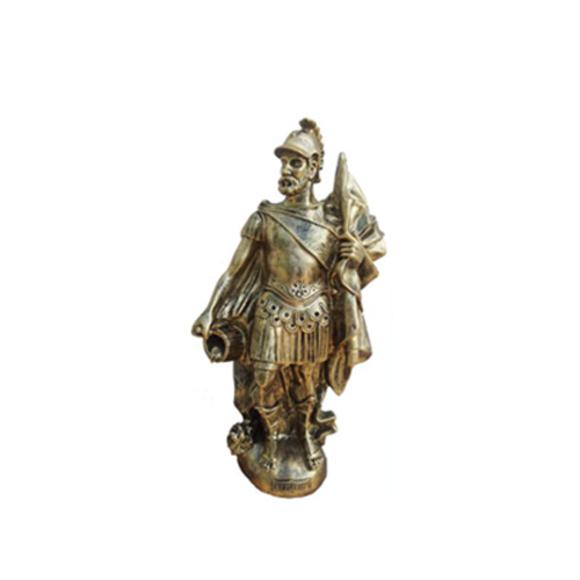 Sparta Figur Statue Alte Antike Stil Figuren Statuen Kämpfer Rüstung Spartan