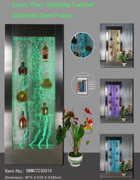 Led Wasser Wand Bar Regal Säule Wassersäulen Theke Regale Designer