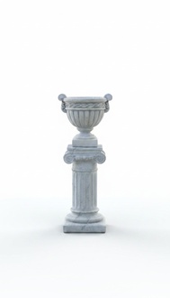 Säule Säulen für Figur Dekoration Skulptur Figuren Statue Terrasse Design
