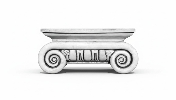 Säulen Element Sockel Kopf Abdeckung für Säule Antik Stil Garten Statue
