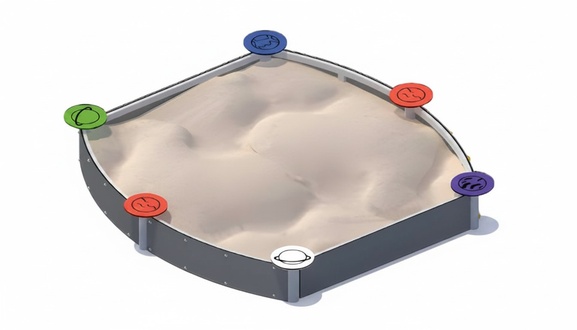 Sandkasten Spielplatz Kinderspielplatz Spielgelände Klettergerüst Erlebnisplatz