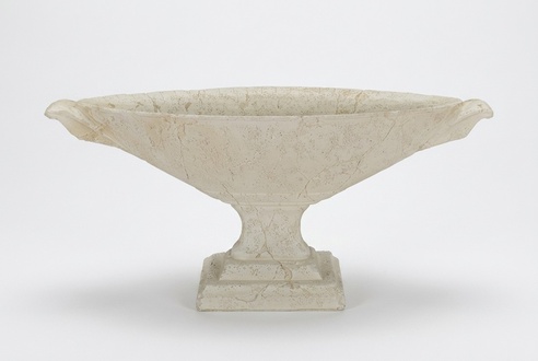 Schale Design XXL Obst Schale Dekoration Tisch Vase Klassischer Marmor