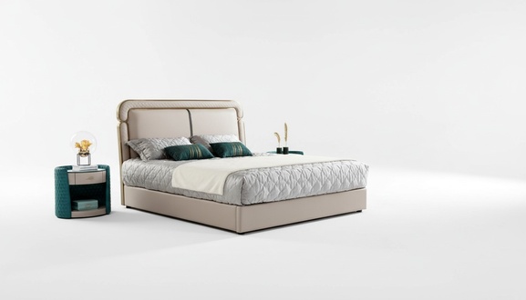 Schlafgarnitur Konsolentisch Hocker Nachttisch Bett Schlafzimmer Möbel