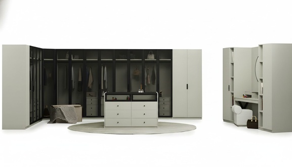 Schlafzimmer Begehbarer Kleiderschrank Moderner Schrank xxl schränke