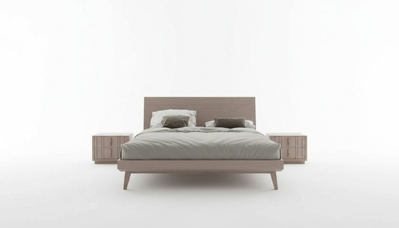 Schlafzimmer Bett 2x Nachttische Luxus Möbel 3 Stück Modern neu