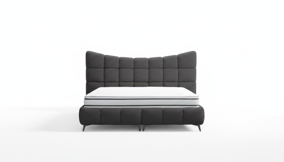Schlafzimmer Bett Luxus Polster Design Stoff Doppel Hotel Betten Textil 180x200