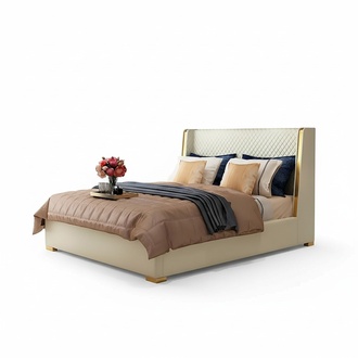 Schlafzimmer Bett Möbel Set 3tlg. 2x Nachttisch Betten Luxus Konsolen
