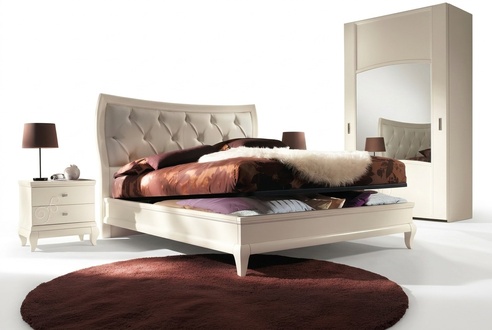 Schlafzimmer Bett Nachttisch Doppelbetten Bettenset 3tlg.