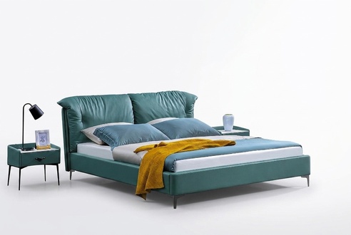 Schlafzimmer Bett Nachttische 3 tlg. Set Design Luxus Betten Holz