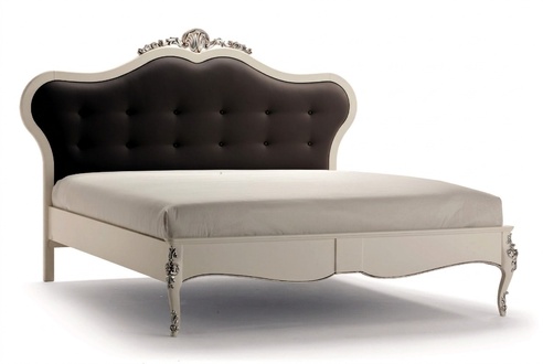 Schlafzimmer Design luxus Bett 180x200 Textil Doppel Bettgestell Beige BettenNeu