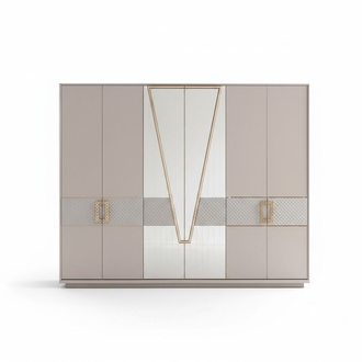 Schlafzimmer Kleiderschrank Moderne Möbel luxus Neu Einrichtung Design