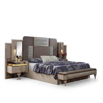 Schlafzimmer Komplettset Designer Schlafzimmermöbel Set Komplettangebot 3tlg.