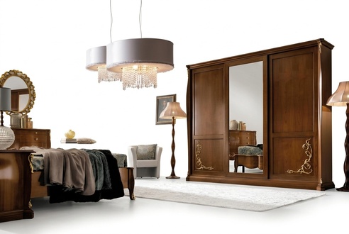 Schlafzimmer Schiebetürschrank Schrank Spiegel Kleider Schränke Kleiderschrank