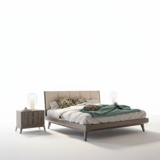 Schlafzimmer Set Bett 2x Nachttische Design Luxus 3tlg Modern Betten