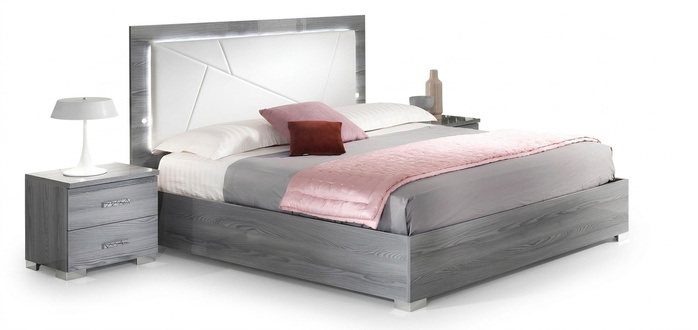 Schlafzimmer Set Bett 2x Nachttische 3tlg. Italienische Möbel Luxus Hotel Neu