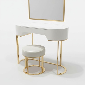 Schminktisch mit Spiegel Luxus Konsole Kommode Schlafzimmer Neu