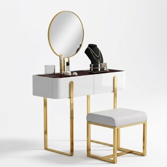 Schminktisch Modern Konsolen Tische + Hocker Frisiertisch Make Up Tisch