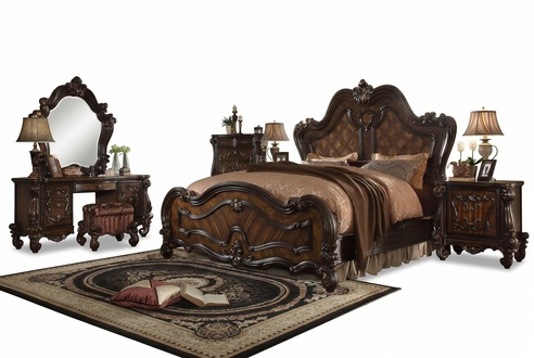 Schminktisch Spiegel Hocker Luxus Konsole Kommode Schlafzimmer Barock