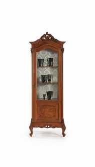 Schränke Vitrinen Glas Schrank Echtholz Vitrine Anrichte Wohnzimmer Holz Möbel