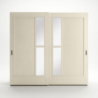 Schränke Kleider Kleiderschrank Schrank Luxus Schwebetüren Design Holz Modern