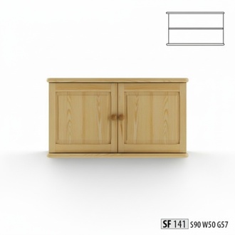 Schrank Aufsatz Kleiderschrank handgefertigter Holzverlängerung Holz Echtholz