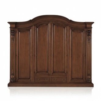 Schrank Brauner Kleiderschrank Luxus Garderobe Schlafzimmer Möbel Schräke