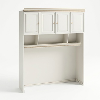 Schrank Element Kleiderschrank mit Nische für Hocker Begehbarer Schränke