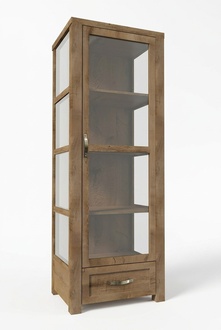 Schrank Esszimmerschrank Glas Schrank Möbel Regal Vitrine Vitrinen Holz Landhaus