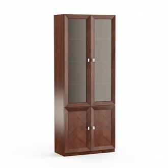 Schrank Holzschrank Bücherschrank Kommode Büro Wand System Regal