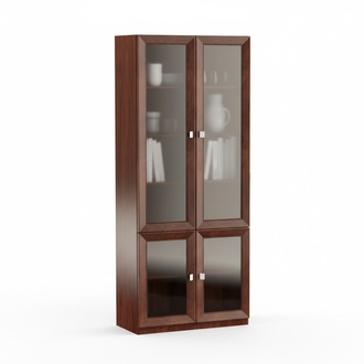 Schrank Holzschrank Bücherschrank Kommode Büro Wand System Regal