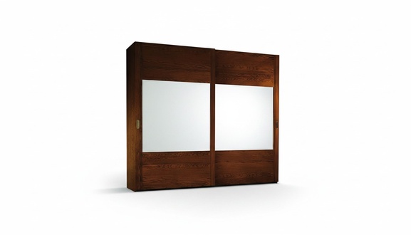 Schrank Kleiderschrank Regal Aufbewahrungs Garderobe Modern Spiegel Holz Design