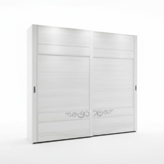 Schrank Kleiderschrank Regal Aufbewahrungs Garderobe Modern Spiegel Holz Design