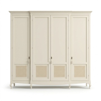 Schrank Vaccari cav giovanni Massivholz Schränke Kleiderschrank Schlafzimmer Neu