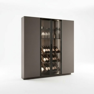 Schrank Weinschrank Weindisplay Weinregal Weinlagerregal Weinkühlschrank