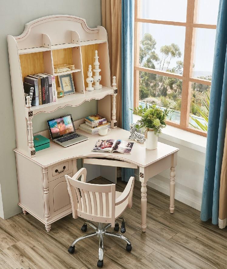 Eck Schreibtisch 2in1 Stuhl Sessel Tisch Landhaus Möbel Büro Sets Tische office