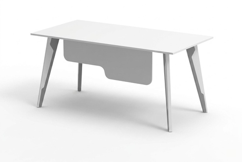Schreibtisch Arbeitszimmer Tisch Bürotisch Computertisch Weiß - Schwarz