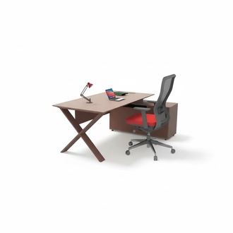 Schreibtische Büromöbel Eckschreibttisch Arbeitstische Holzmöbel Braun