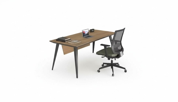 Schreibtischmöbel Luxus Designer Möbel Cheftisch Massivholz Einrichtung