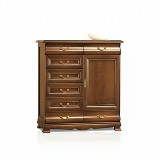 Schubladen Eiche Massivholz Kommoden Sideboard Kommode Echtholz Schrank