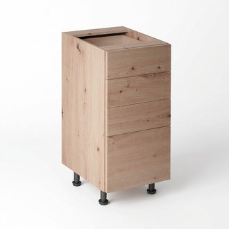 Schubladenkommode Unterschrank mit Schubkastenfronten Küchenschrank