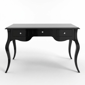 Schwarzer Schreibtisch Büro Stil Tisch Schreibtische Barock Rokoko