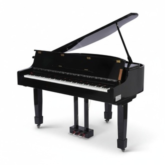 Schwarzes Klavier Flügel Digitalpiano Flügelklavier Hochglanz Piano