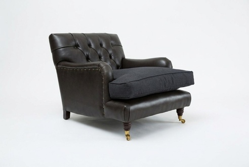 Sessel Club Lounge Designer Stuhl Polster Sofa 1 Sitzer Relax Drehbar