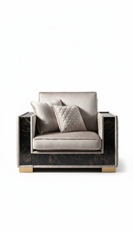 Sessel Couch Polster Sitz Designer Textil 1 Sitzer Couchen Polster Modern Design