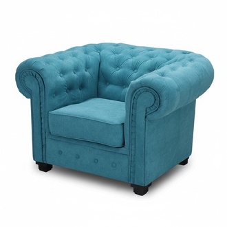 Sessel Luxus Bequemer Sessel Italienischer Stil Wohnzimmer Chesterfield